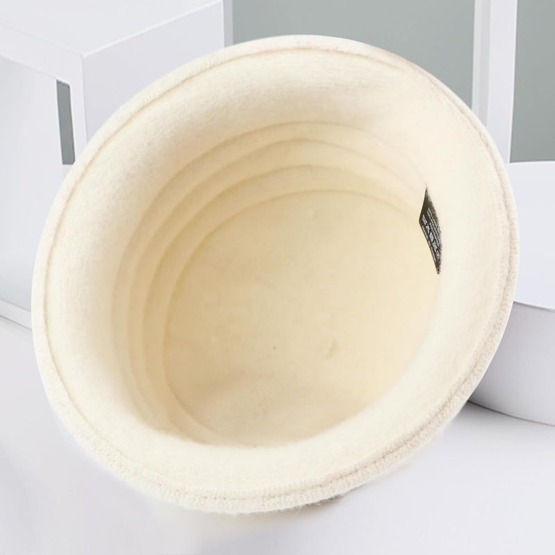 Sumolux Women Beret Hat French Vintage Floral Wool Dress Cloche Classic Winter Hat 1920s - Image 5
